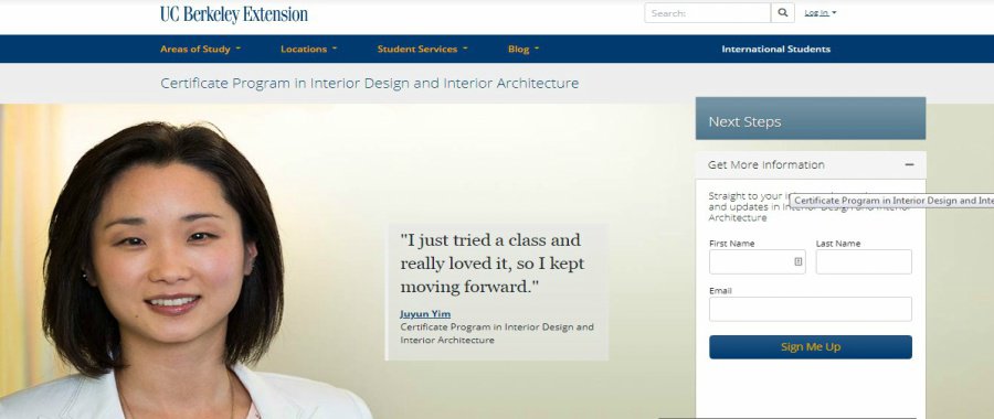 Certificate Program in Interior Design and Interior Architecture at UC Berkeley Extension