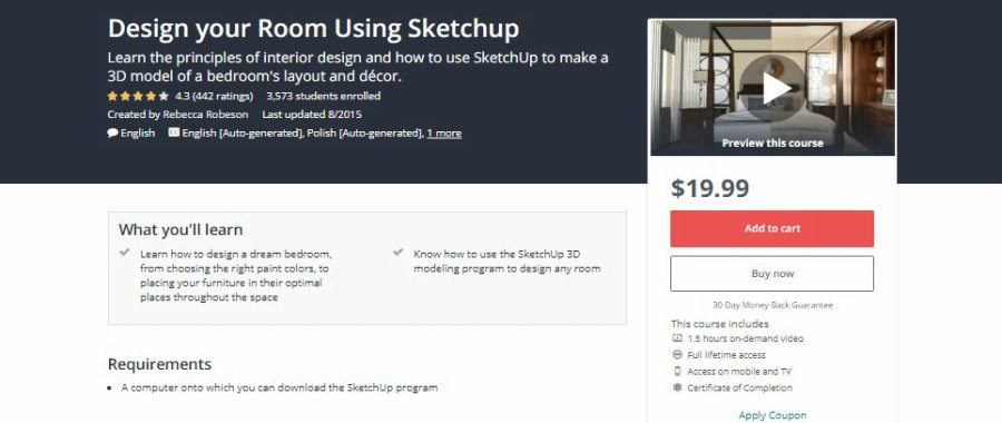 Design your Room Using Sketchup