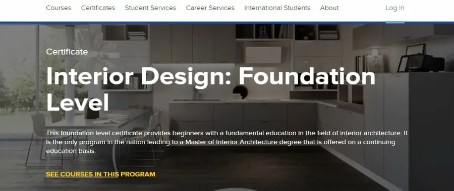 Interior Design: Foundation Level at UCLA