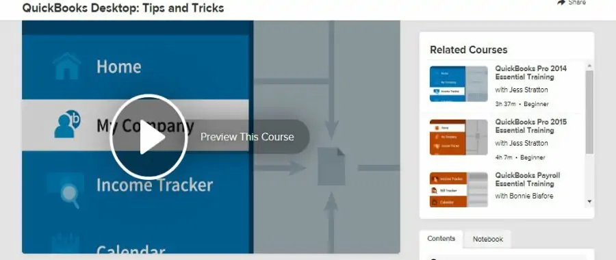 LinkedIn Learning QuickBooks Desktop Tips and Tricks