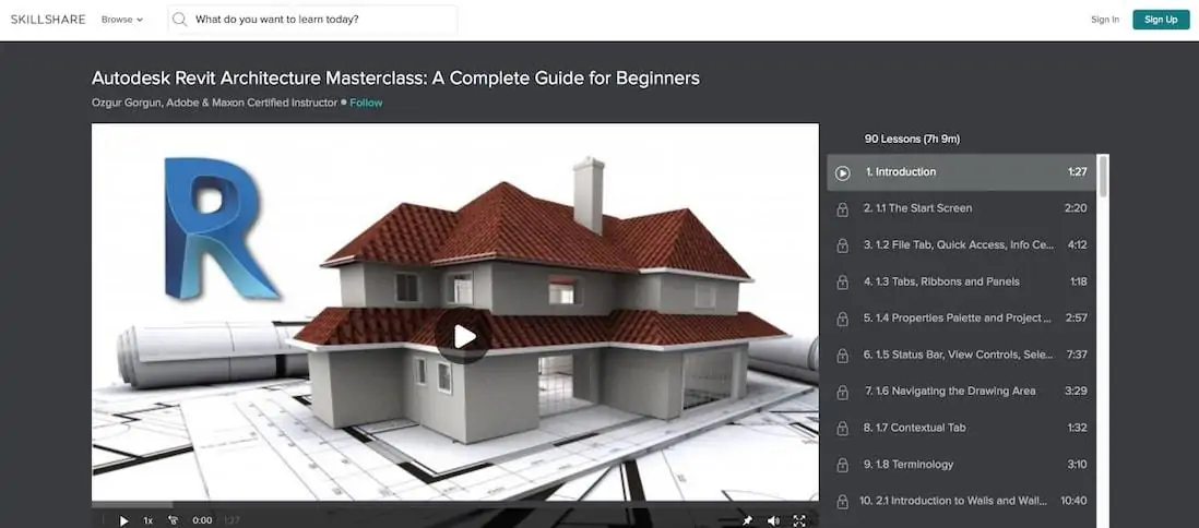 Autodesk Revit Architecture Masterclass: A Complete Guide for Beginners 