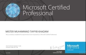 microsoft learn certificate