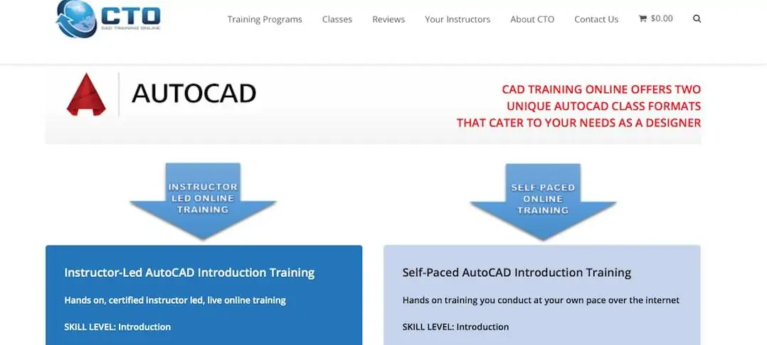 AutoCAD Online Training (CAD Training Online)