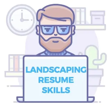 resume skills for landscaping job