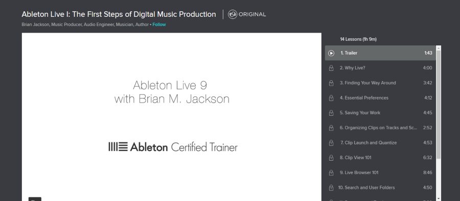 Ableton Live I: The First Steps of Digital Music Production