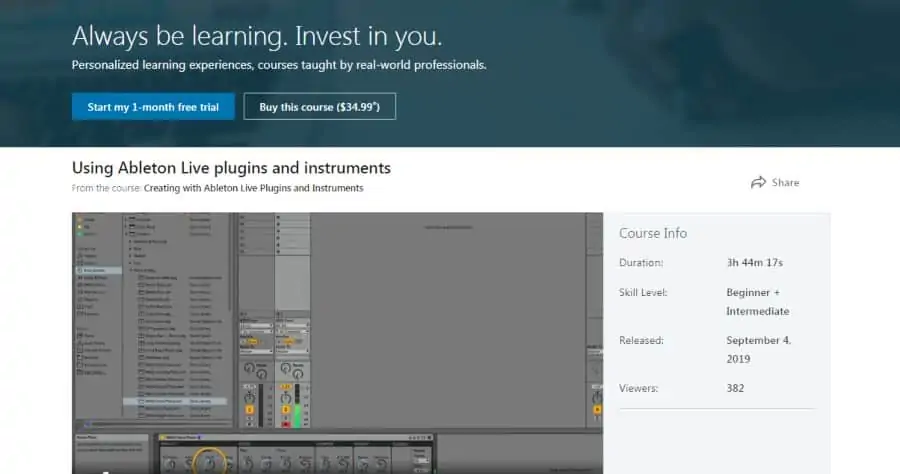 Creating with Ableton Live Plugins and Instruments
