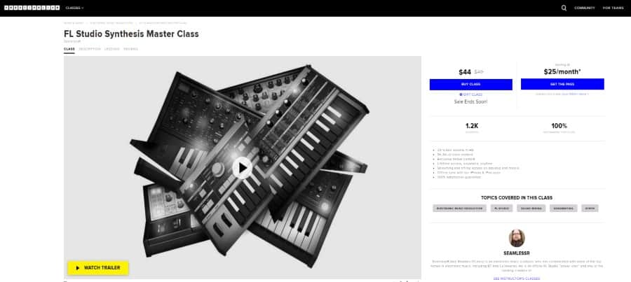 Creative Live: FL Studio Synthesis Master Class