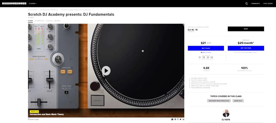 Creative Live: Scratch DJ Academy Presents: DJ Fundamentals