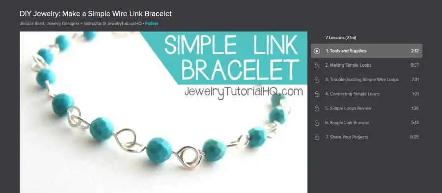 DIY Jewelry: Make a Simple Wire Link Bracelet