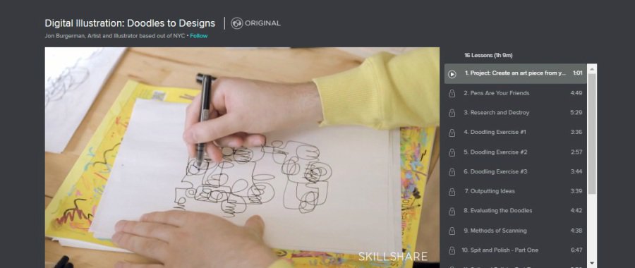 Digital Illustration: Doodles to Designs