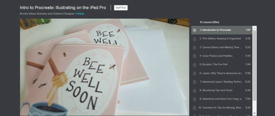 Intro to Procreate: Illustrating on the iPad Pro