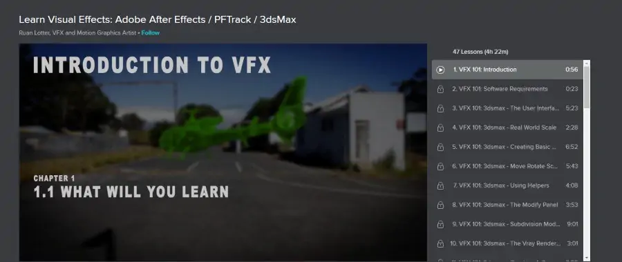 Learn Visual Effects: Adobe After Effects / PFTrack / 3dsMax