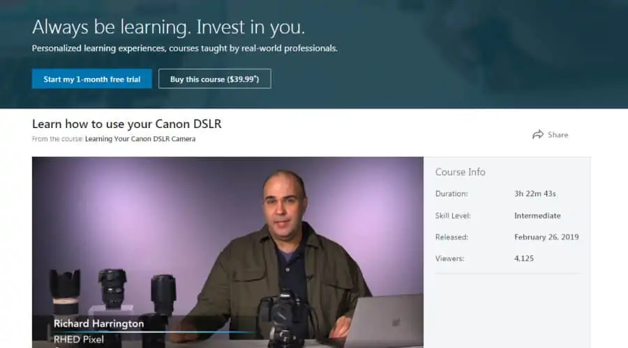 Learning Your Canon DSLR Camera