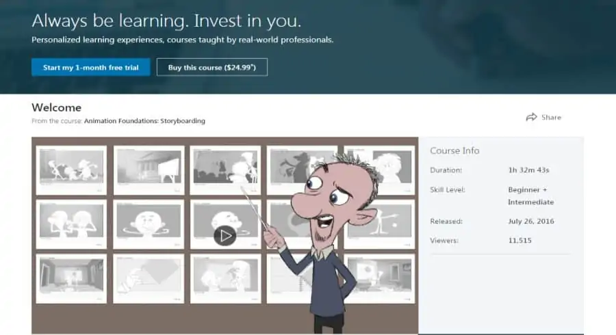 LinkedIn: Animation Foundations: Storyboarding