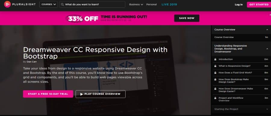 Pluralsight: Dreamweaver CC Responsive Design With Bootstrap