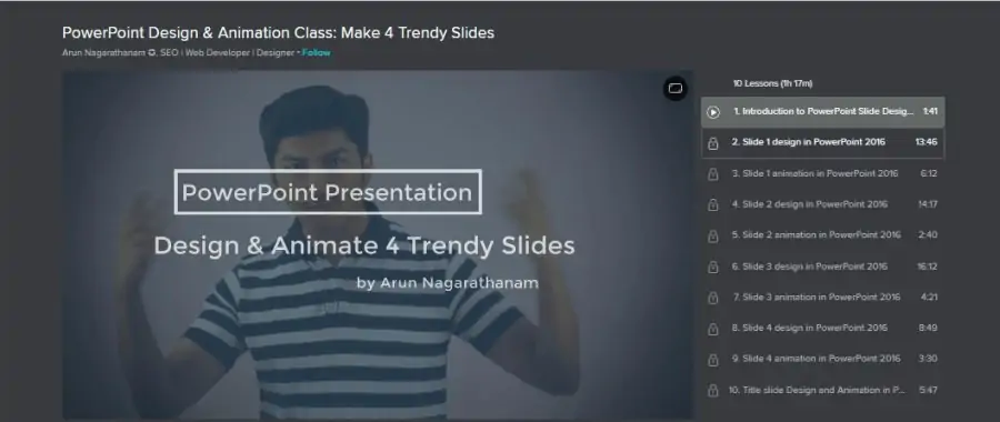 PowerPoint Design & Animation Class: Make 4 Trendy Slides