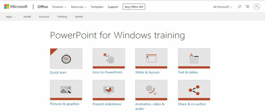 PowerPoint for Windows training