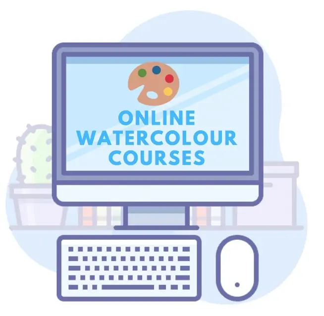 online watercoloring classes