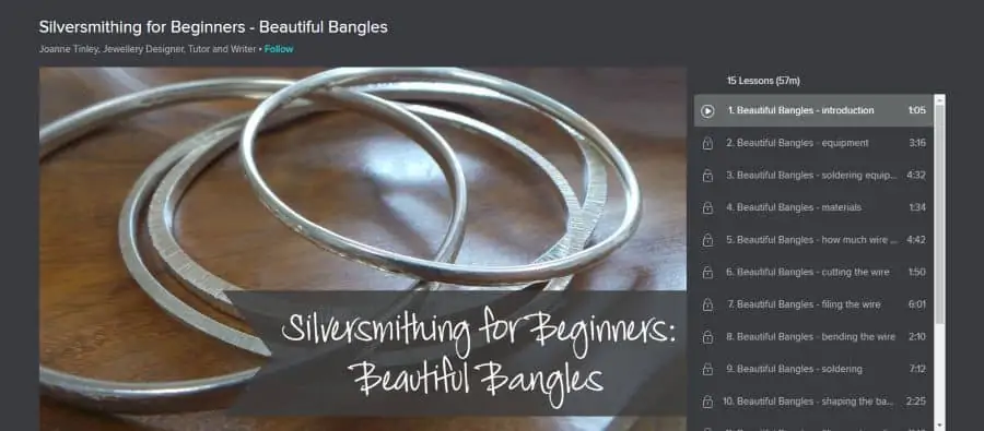 Silversmithing for Beginners - Beautiful Bangles