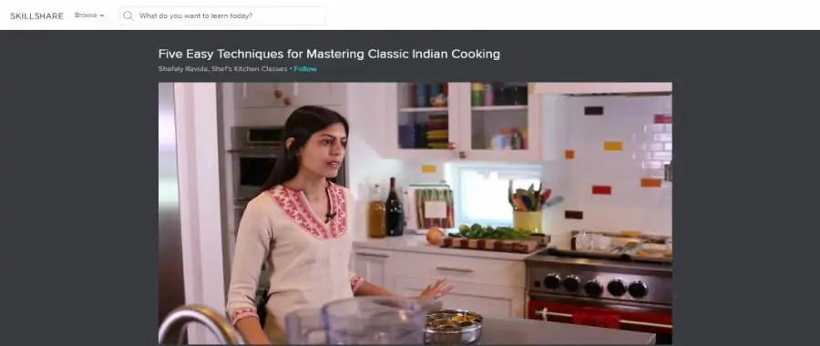 Skillshare: 5 Easy Techniques for Mastering Classic Indian Cooking