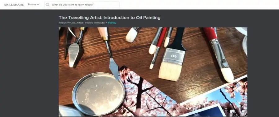 Skillshare: The Traveling Artist: Introduction to Oil Painting