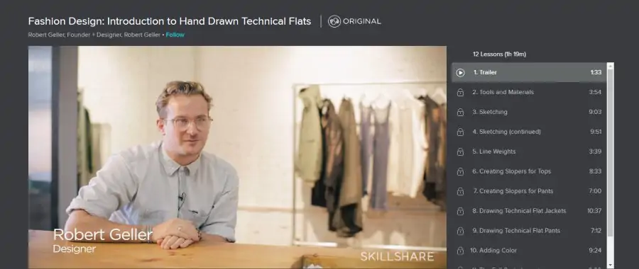 Skillshare: Fashion Design: Introduction to Hand Drawn Technical Flats