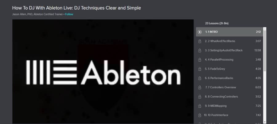 Skillshare: How to DJ With Ableton Live: DJ Techniques Clear and Simple