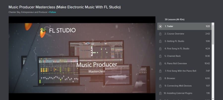 Skillshare: Music Producer Masterclass (Make Electronic Music With FL Studio)