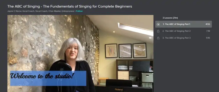 Skillshare: The ABC of Singing: The Fundamentals of Singing for Complete Beginners