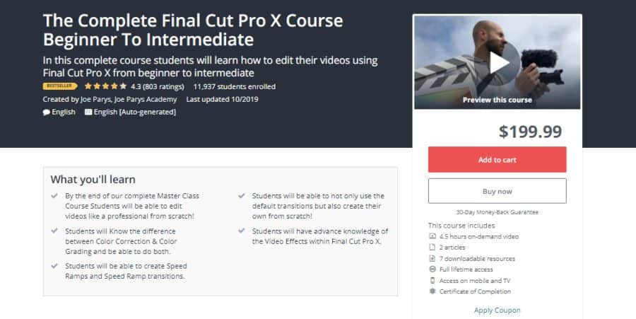 The Complete Final Cut Pro X Course Beginner To Intermediate - Udemy