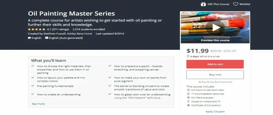 Udemy: Oil Painting Master Series