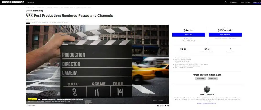 VFX Post Production: Rendered Passes and Channels