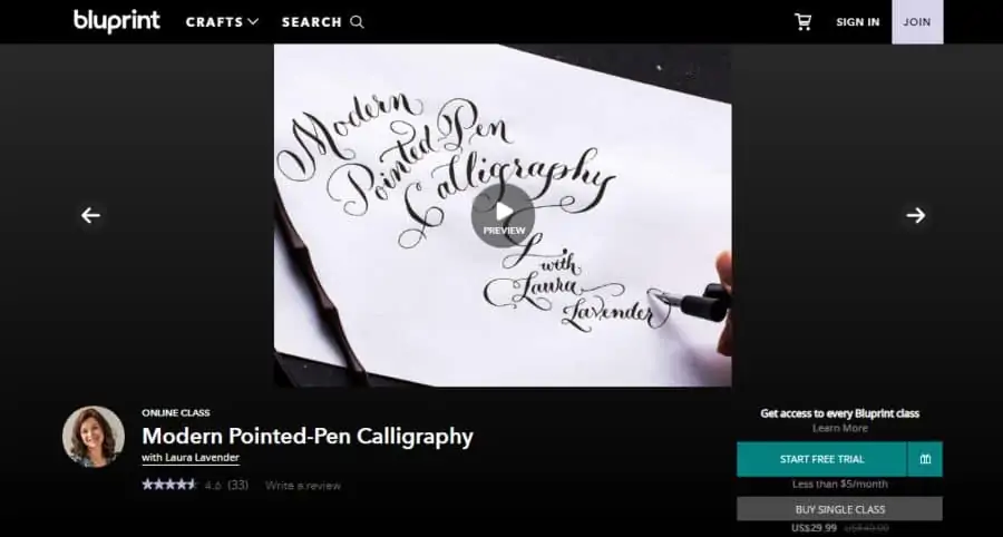 Bluprint: Modern Pointed-Pen Calligraphy