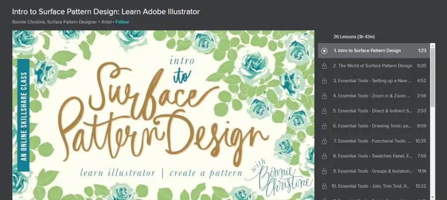 Intro to Surface Pattern Design: Learn Adobe Illustrator