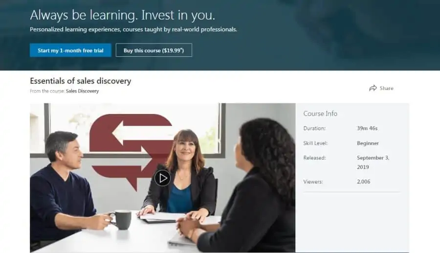 LinkedIn: Sales Discovery