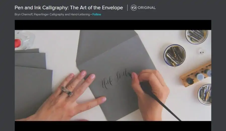 Skillshare: Pen and Ink Calligraphy: The Art of the Envelope