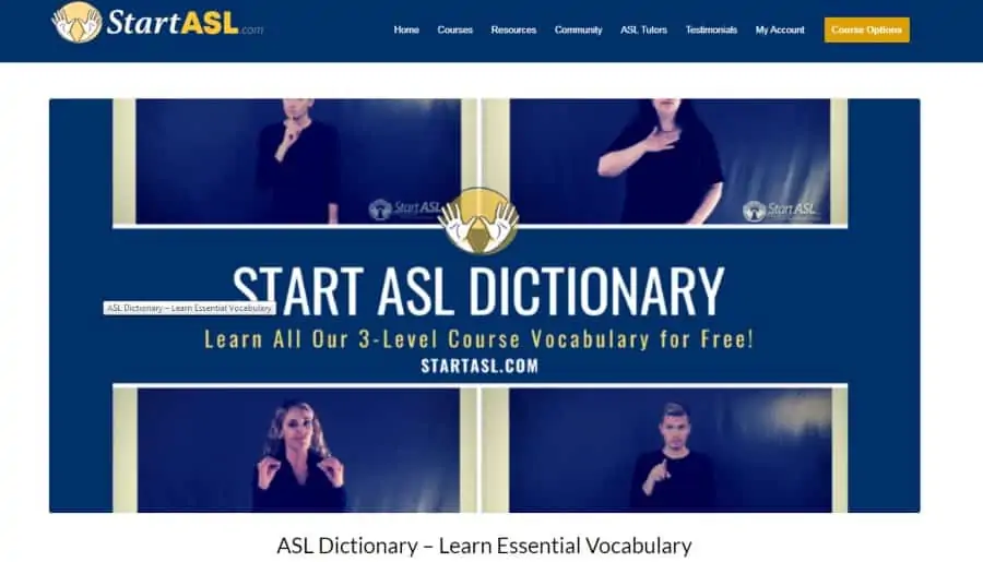 Start ASL