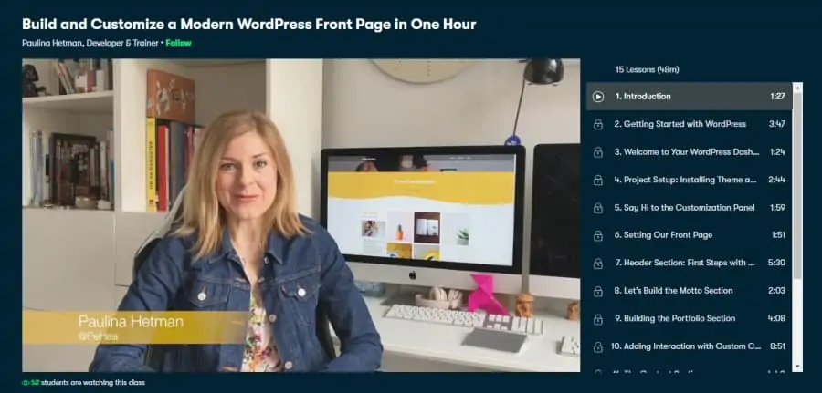 Build and Customize a Modern WordPress Front Page in One Hour