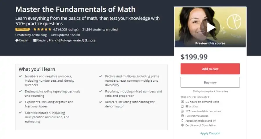 Master the Fundamentals of Math - best online maths courses