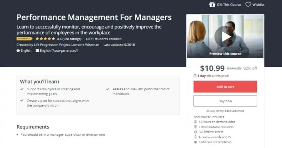 Performance Management for Mangers