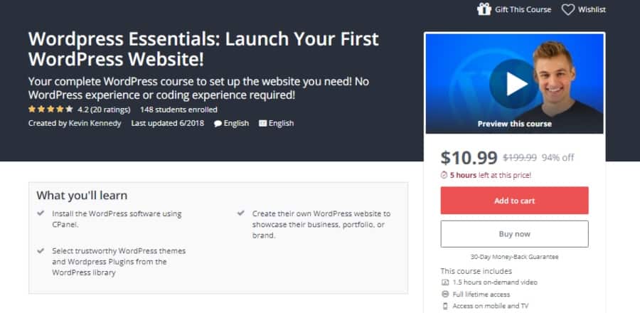 Wordpress Essentials: Launch Your First WordPress Website!