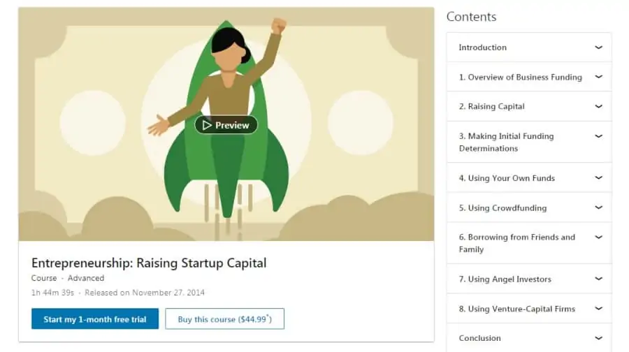 Entrepreneurship: Raising Startup Capital