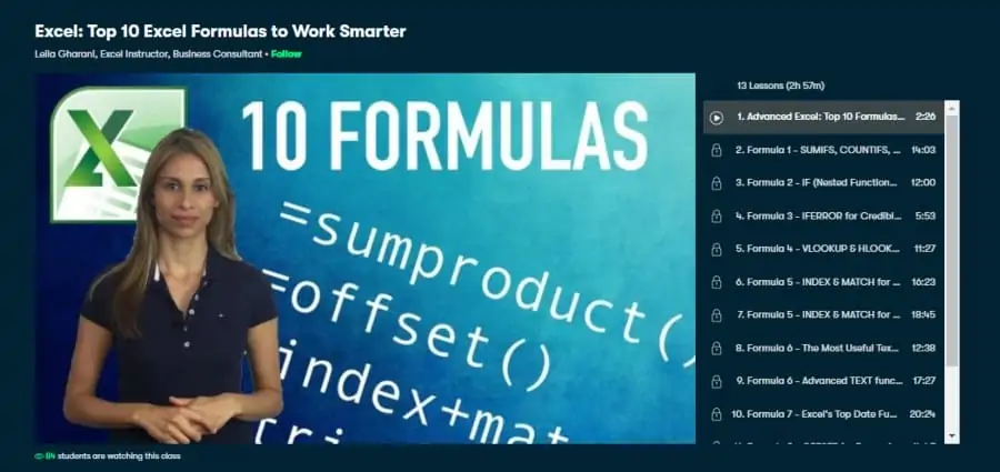Excel: Top 10 Excel Formulas to Work Smarter