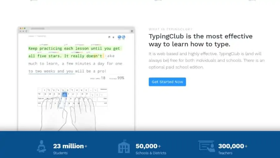 Learn Touch Typing by TYping Club