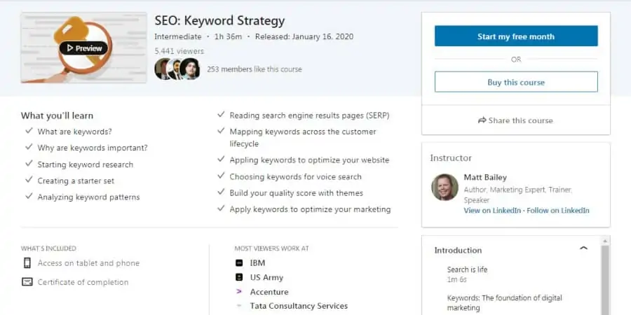 SEO: Keyword Strategy
