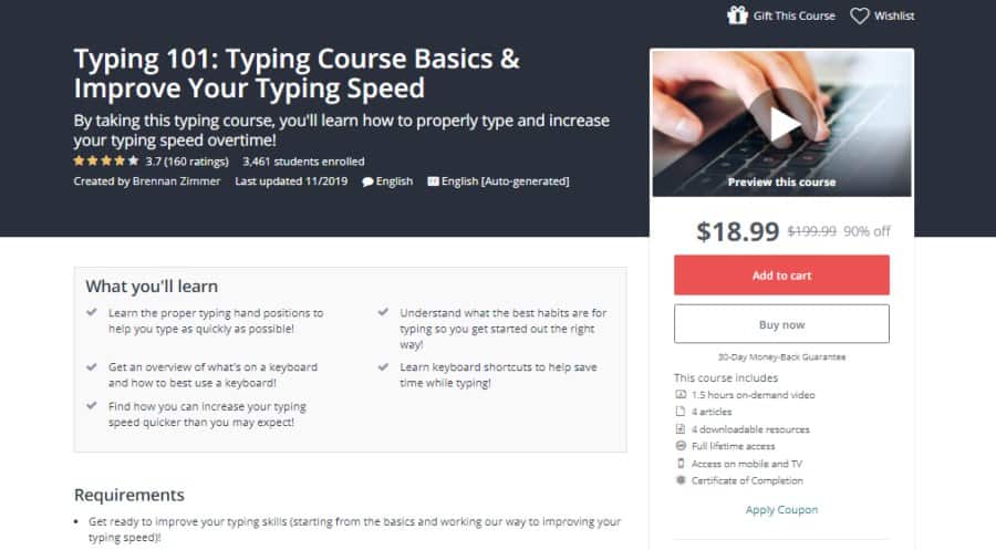 Typing 101: Typing Course Basics & Improve Your Typing Speed