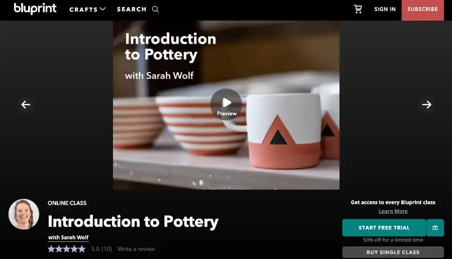best free online pottery classes