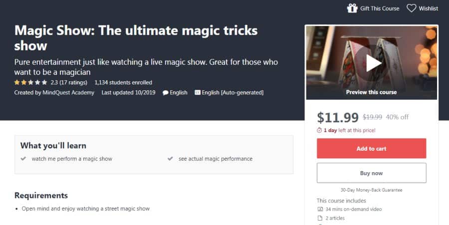 Magic Show: The ultimate magic tricks show