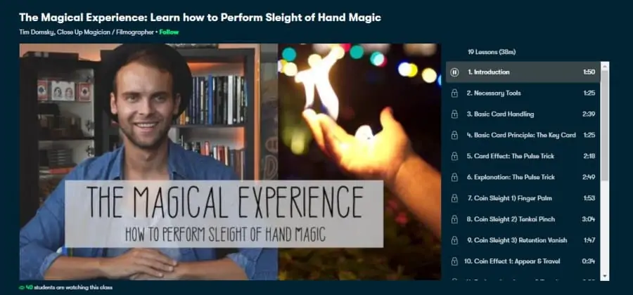 The Magical Experience: Learn how to Perform Sleight of Hand Magic