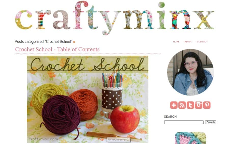 Additional Offering - Tutorial-based website ‘Crochet School’